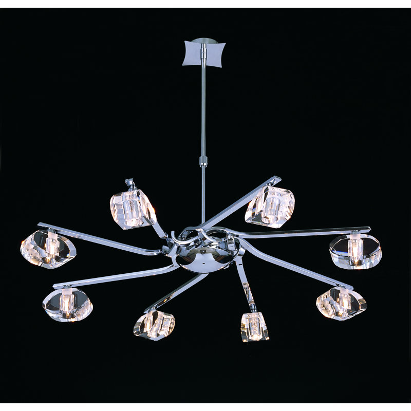 Lustre sphère spoutnik 8 lumières Barham