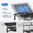 Massage Adjustable Bed Frame with Zero Gravity, Anti-snoring, Wireless Remote, Electric Bed Base Frame with Adjustable Legs and USB Ports-58100389