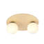Aloisio Glass Flush Mount