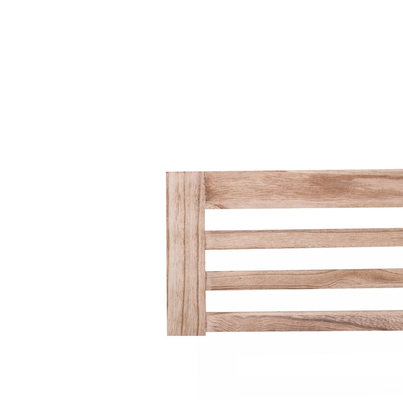 Cloison de chambre pliante en bois massif l 55,2 po x H 65 po, naturel