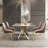 Light luxury modern home dining table-103440084