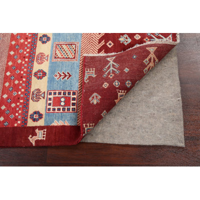 100% Vegetable Dye Super Kazak Oriental Area Rug 5x7