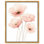 Art floral occidental sur toile rose 