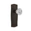 Prairie Plate with Crystal Door Knob-1367103822-1367103819