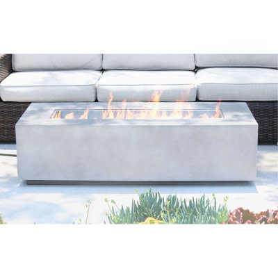 Concrete Propane Outdoor Fire Pit Table