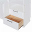 Lit escamotable Murphy avec placard, tiroirs et tablettes