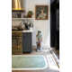 Hermione Hand Tufted Wool Area Rug in Green/Beige