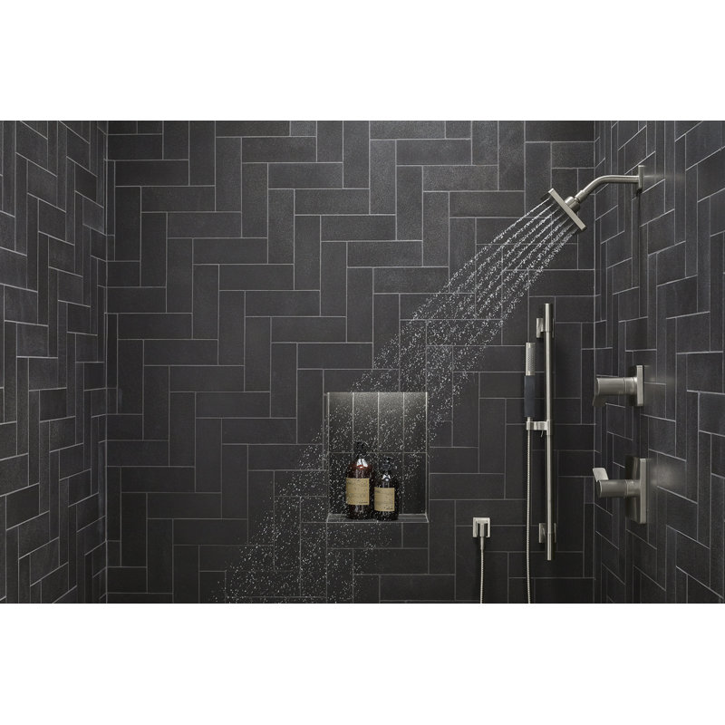 Parallel Shower Valve Trim, Vibrant Brushed Nickel
