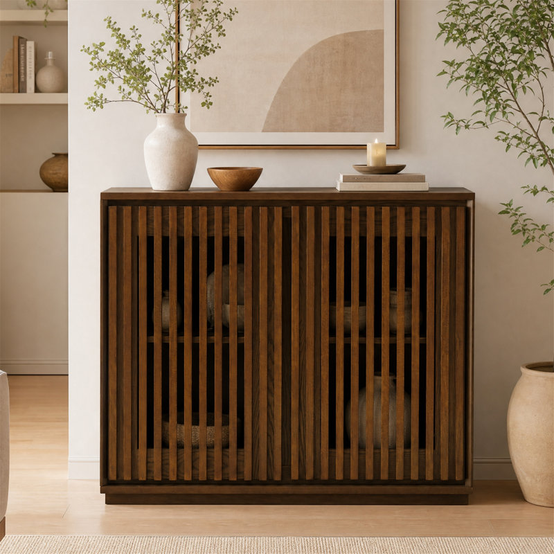 Buffet Mid-Century, Noyer