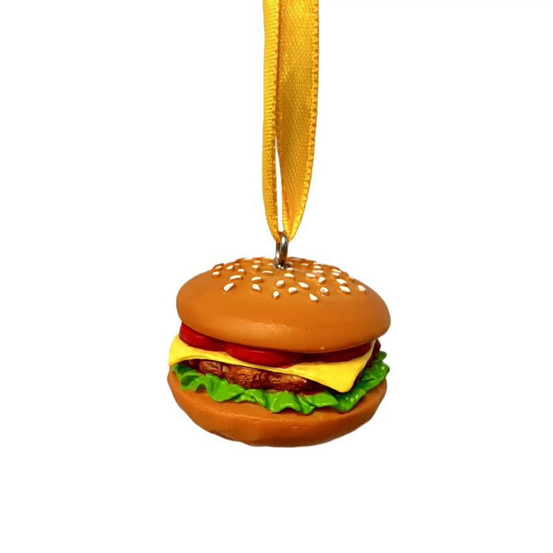 3.8cm Solid Colour Polyresin Novelty & Humour Hanging Figurine Ornament