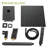 16" Rainfall Shower System With Waterfall Spout - 3 Function Stainless Tub & 59" Hose Bronze
