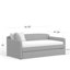 Lit de jour simple avec couchette Chandel-414158717