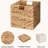 2 Piece Wicker Storage Cube Basket Set-319806383