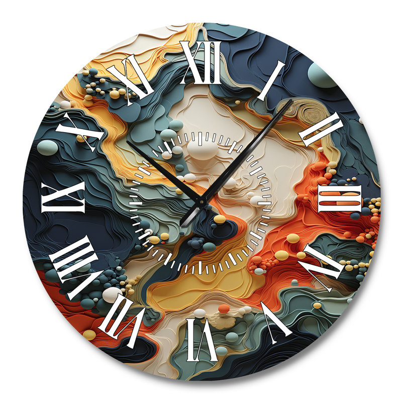 Horloge murale Biomorphism Organic Forms II - Biomorphism, Grand