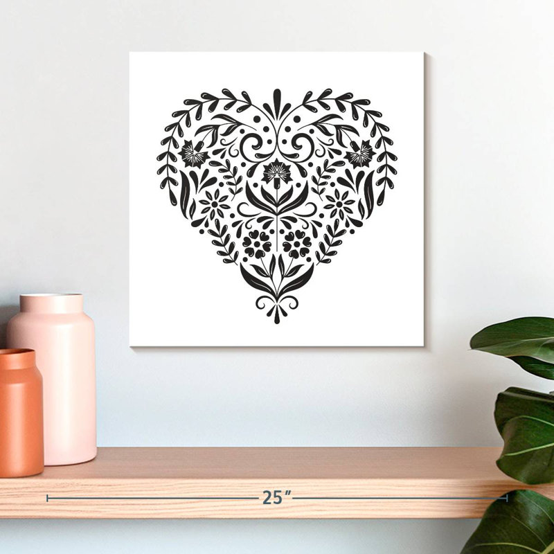 Hardie Folk Heart Black