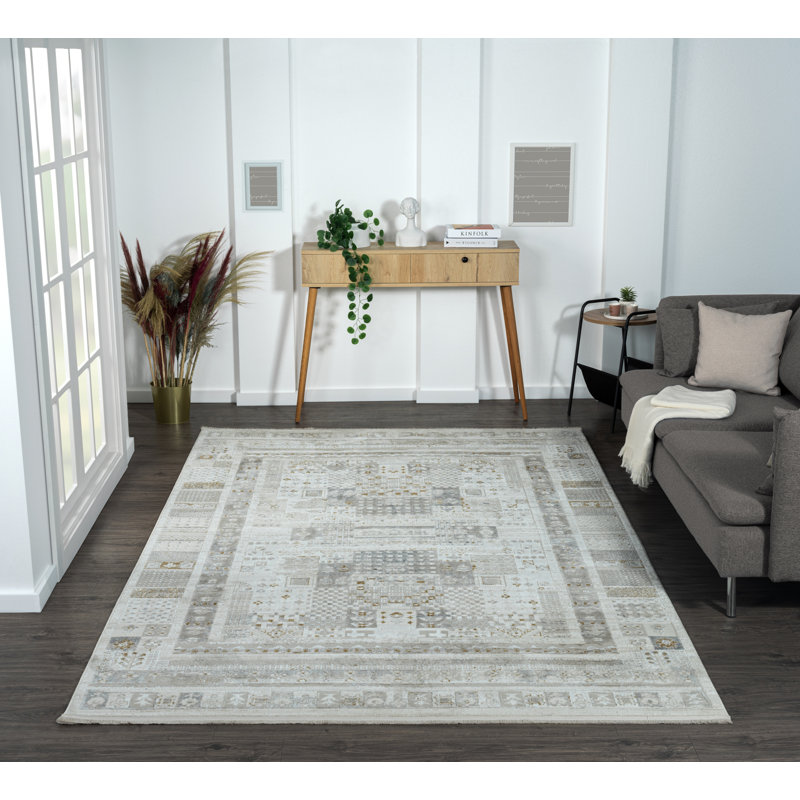 Zahra in Kashkuly design, cream Rug, Rectangular 200 x 290cm