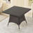 Square Outdoor Dining Table with Legs