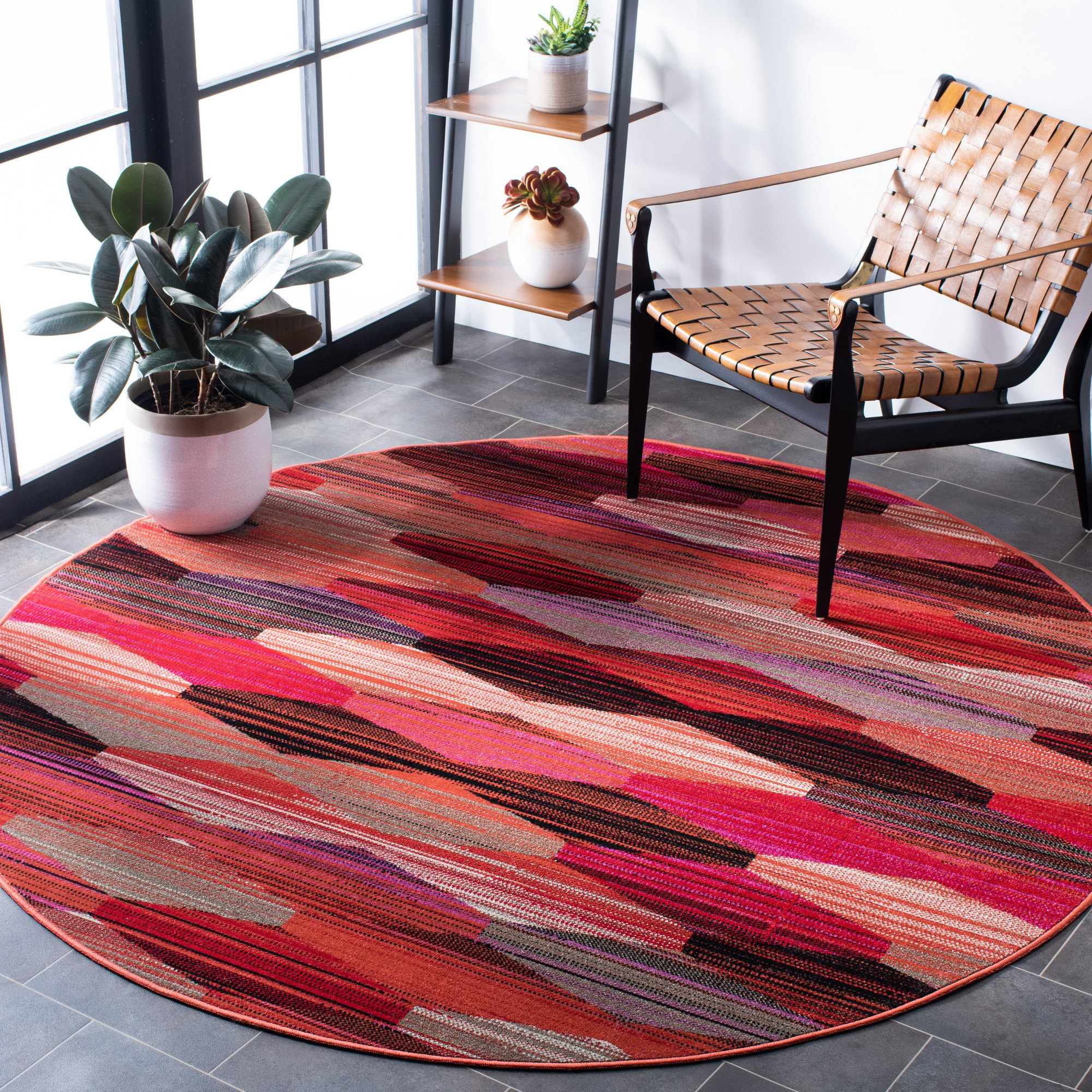 George Oliver Almonte 300 Performance Geometric Rug & Reviews | Wayfair