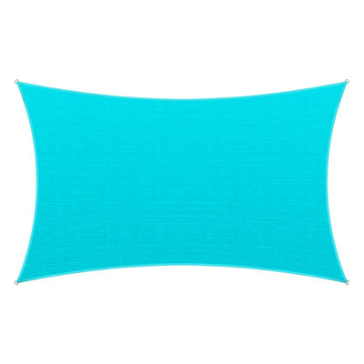 Amgo Rectangle Sun Shade Sail 200 GSM, 95% UV Blockage