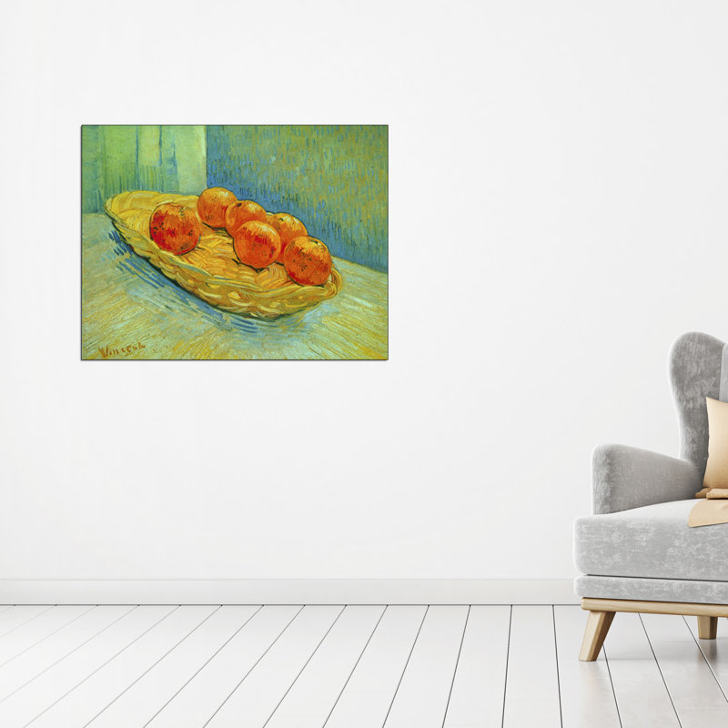 Vincent Van Gogh - Single Picture Frame Print on Wood, 60cm H x 80cm W x 1.8cm D