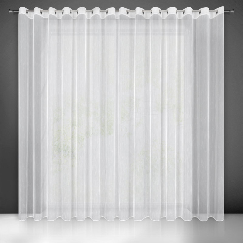 Kait Sheer Curtain Single Panel, 250cm H x 350cm W