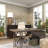 Metal Geometric Gold Wall Decor with Round Mirrored Accents