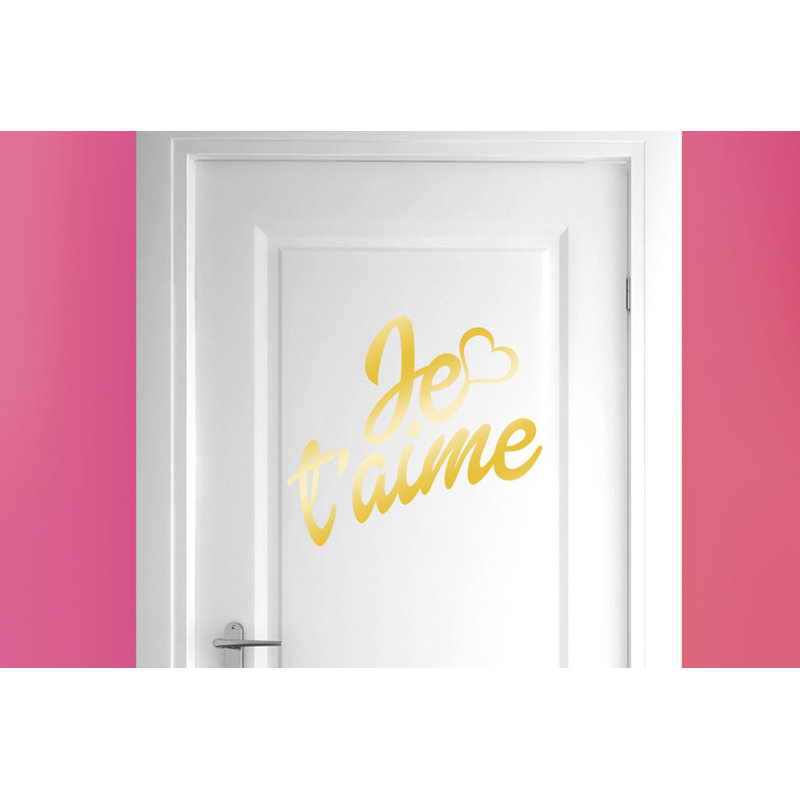 Wall Decal, Shiny Gold