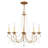Fabio Candle Style Traditional Chandelier with Crystal Accents-1484132595