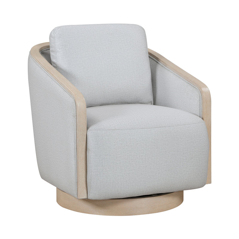 Mobilier de salon gris gris, fauteuil de salon pivotant 1pc