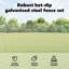 Fence with Post Segment Outdoor Barrier Garden Terrace Divider Boundary-268476086