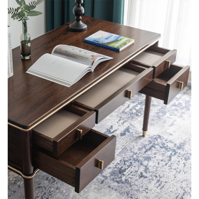 Modern Light Luxury Solid Wood Desk