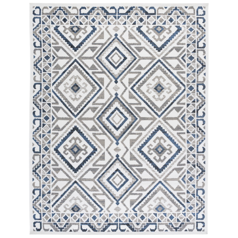 Tapis en jute / polypropylène tissé à la machine Nagelly, Rectangle 8 pi x 10 pi