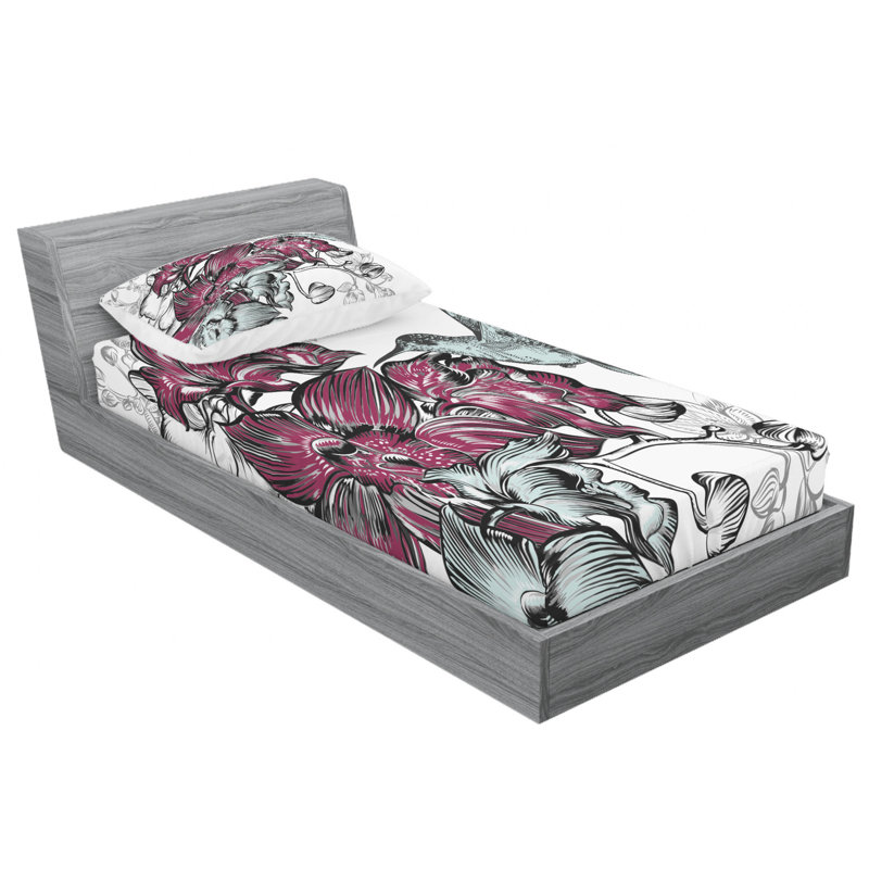 Microfiber Sheet Set, Twin XL Sheet Set with Fitted Sheet