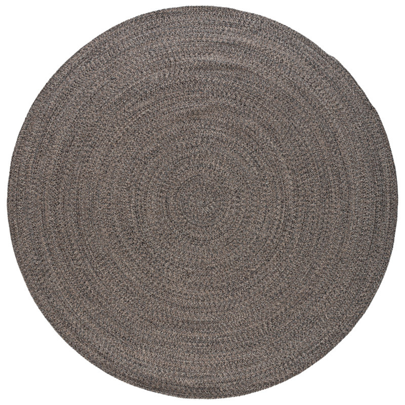 Tapis en coton tissé à la main Paulina, Rond 8 pi