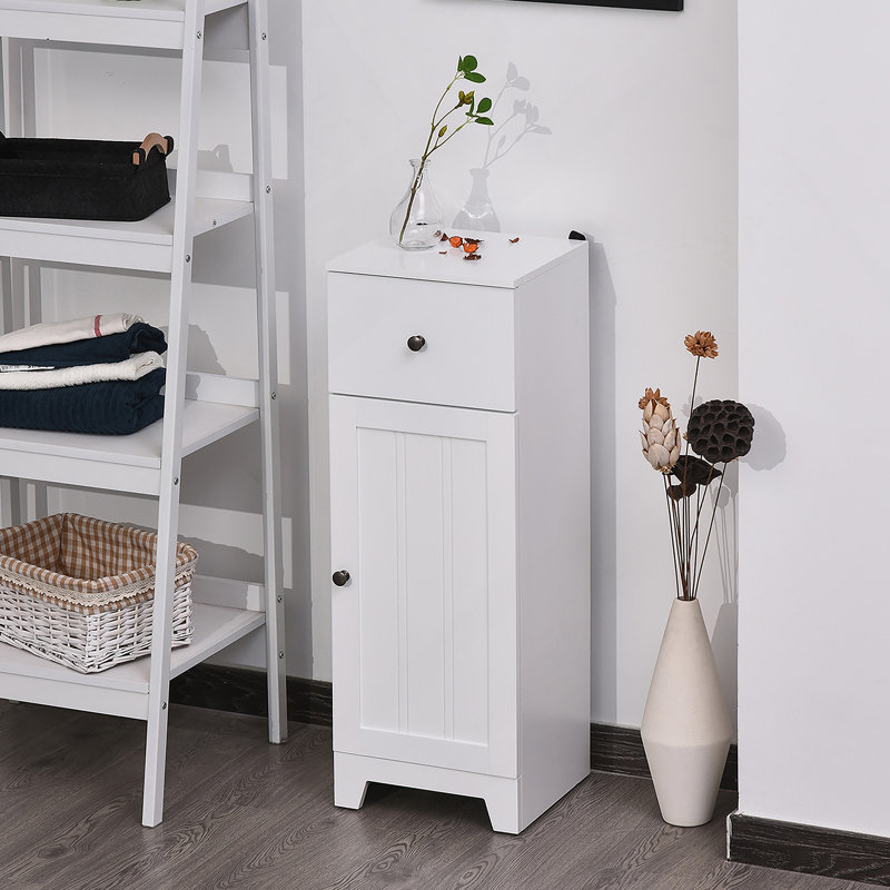 Petite armoire de rangement de salle de bain kleankin (blanc)