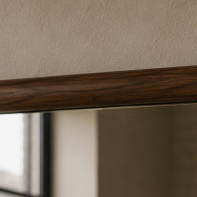 Solid Wood Arch Wall Full Length Mirror