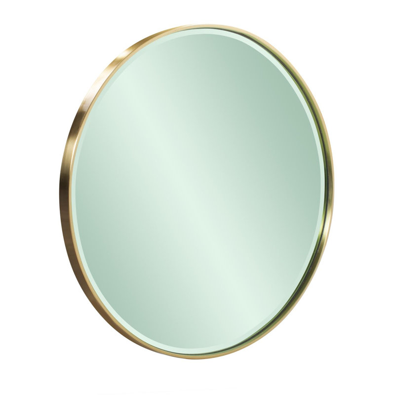 Jialin Round Mirror, Emerald Green, Green