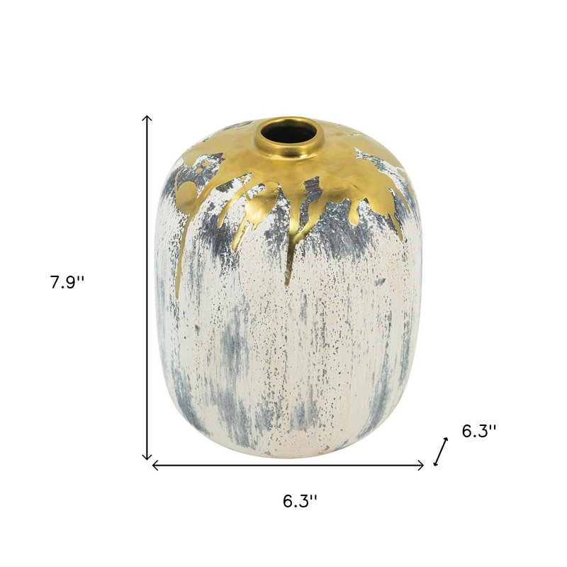 Vase de table en céramique 8 po