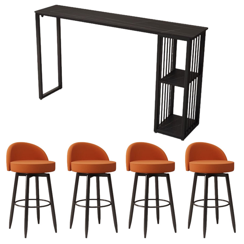 Towcester, Noir, Orange, H 41,3 po x L 70,8 po x l 15,7 po