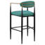 Ensemble de 2 chaises de bar en tissu Renfroe-1801012030