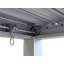 Pergola Vikos 10x10 en aluminium et persiennes en acier galvanisées-96359880
