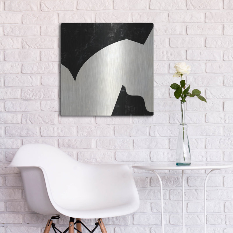  «L'espace entre 6» par Laura Gibson, art mural en métal, 24 po x 24 po, H 24 po x l 24 po