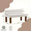 Boucle Upholstered Bench-1565639898