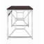 Bureau en MDF / chrome brun
