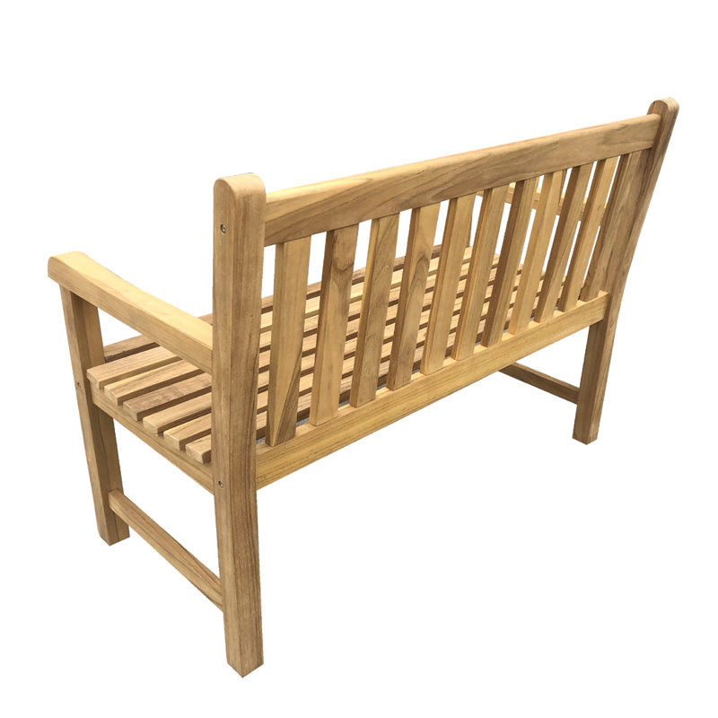 Banc pour 2 personnes Teak River, H 34 po x l 50 po x P 25 po