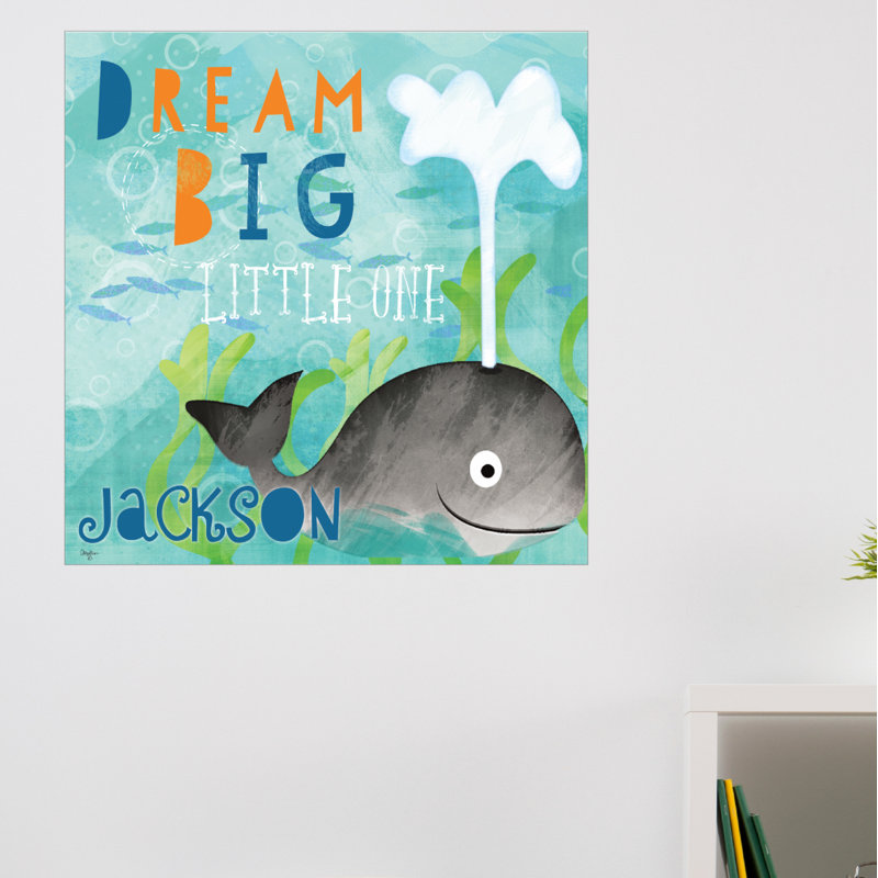 Décalcomanie murale grand et personnalisée rêve, H 20 po x l 20 po, Oui