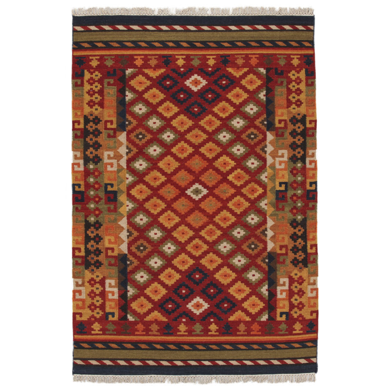 Sivas Southwestern Hand Woven Area Rug Set, Rectangle 60 x 120cm