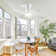 Ceiling Fan with Remote Control and LED Light