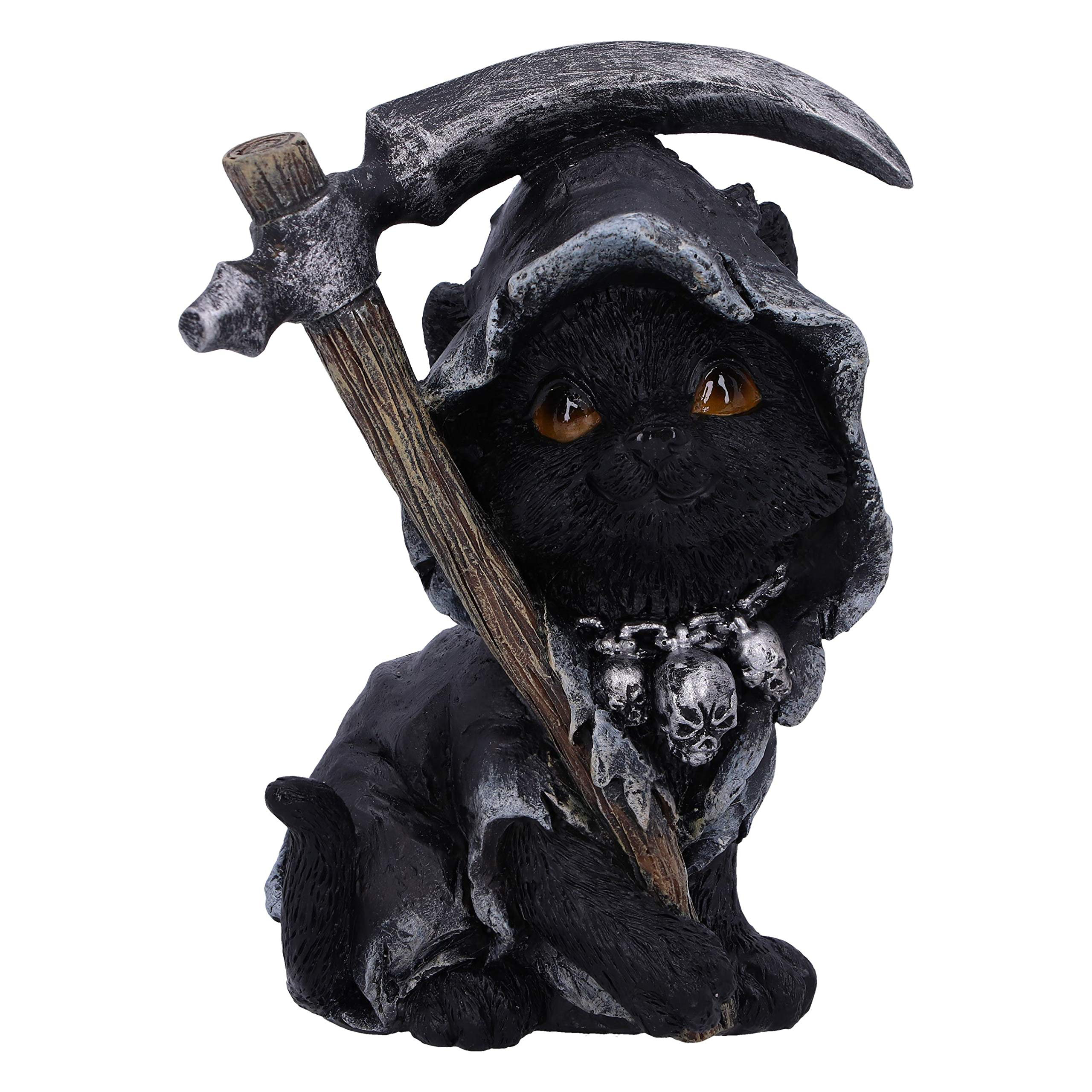 Arlmont & Co. Reaper Feline Cat Figurine, Resin, HandPainted Wayfair