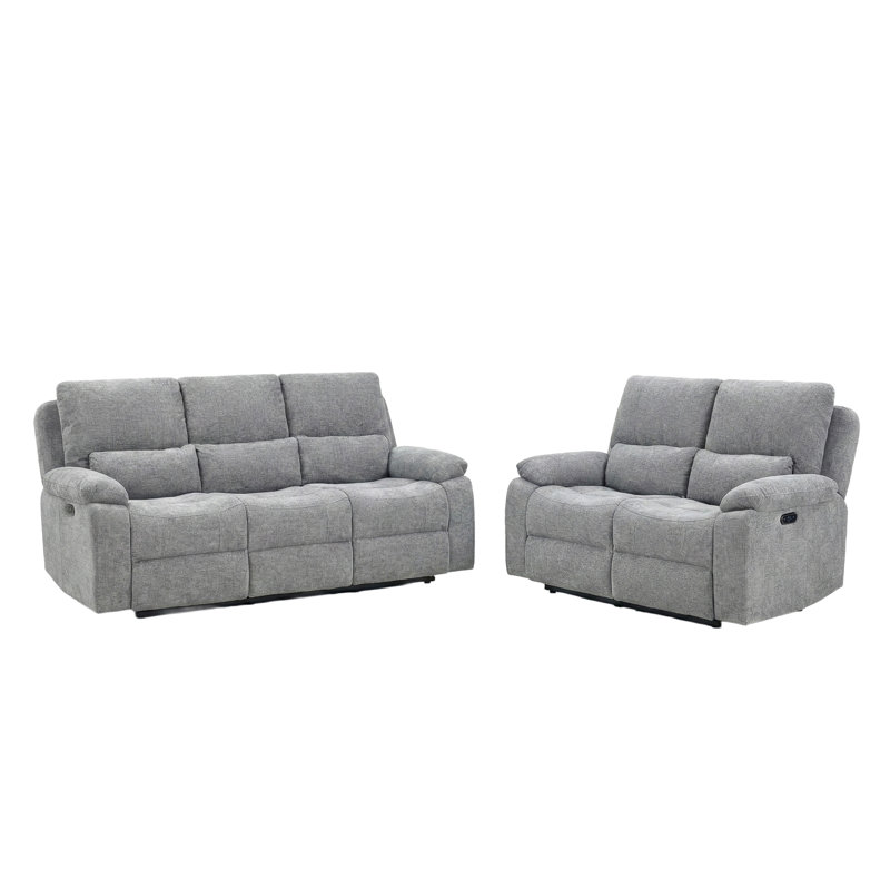 Tation Electric Reclining Suite 3+2, Grey